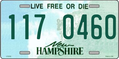 NH license plate 1170460
