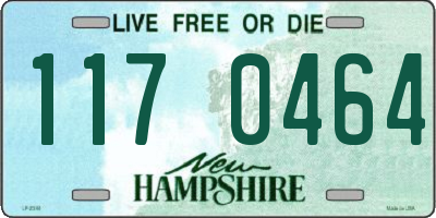 NH license plate 1170464