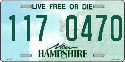 NH license plate 1170470