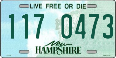NH license plate 1170473