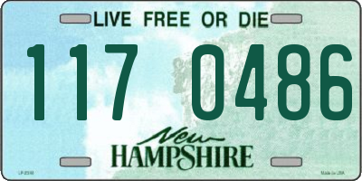 NH license plate 1170486