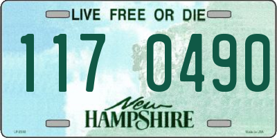 NH license plate 1170490