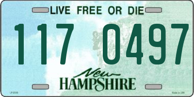 NH license plate 1170497