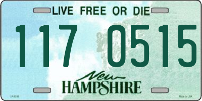 NH license plate 1170515