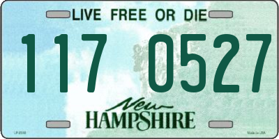 NH license plate 1170527