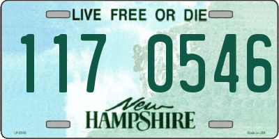 NH license plate 1170546