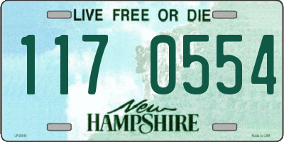 NH license plate 1170554