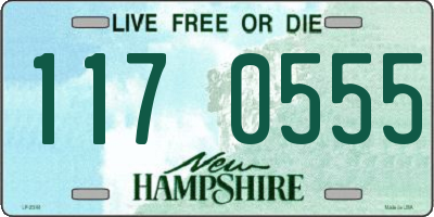 NH license plate 1170555