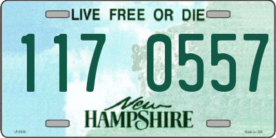 NH license plate 1170557