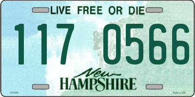 NH license plate 1170566
