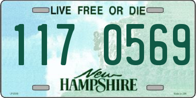NH license plate 1170569