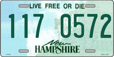 NH license plate 1170572