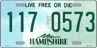 NH license plate 1170573