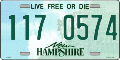 NH license plate 1170574