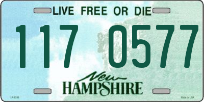 NH license plate 1170577