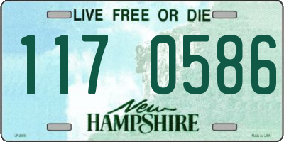 NH license plate 1170586