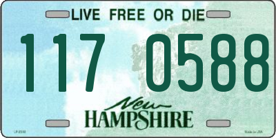 NH license plate 1170588