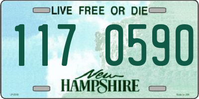 NH license plate 1170590