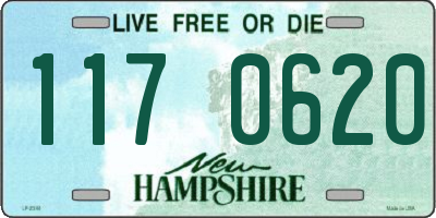 NH license plate 1170620