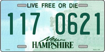 NH license plate 1170621
