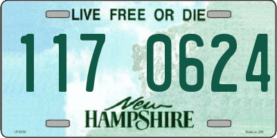 NH license plate 1170624