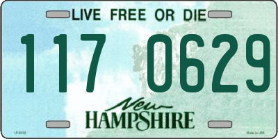 NH license plate 1170629