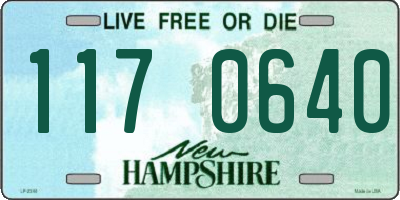NH license plate 1170640