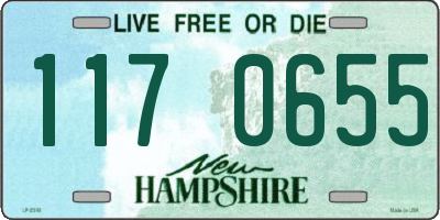 NH license plate 1170655