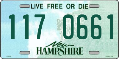 NH license plate 1170661