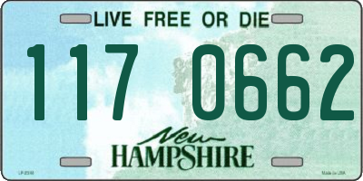 NH license plate 1170662
