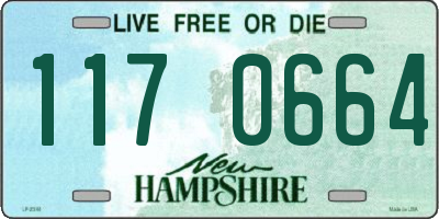NH license plate 1170664