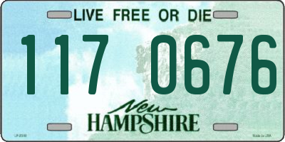 NH license plate 1170676