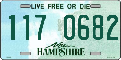 NH license plate 1170682