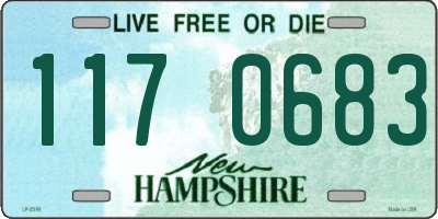 NH license plate 1170683