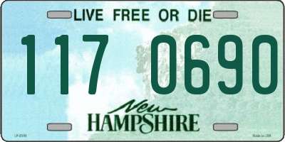 NH license plate 1170690
