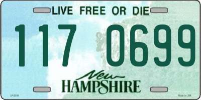 NH license plate 1170699