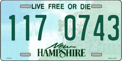 NH license plate 1170743