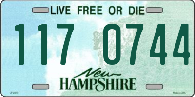 NH license plate 1170744