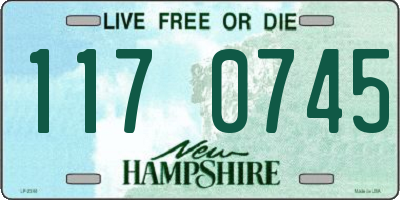 NH license plate 1170745