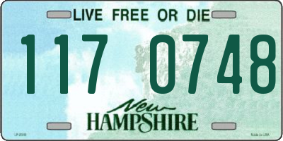 NH license plate 1170748