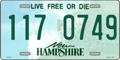 NH license plate 1170749