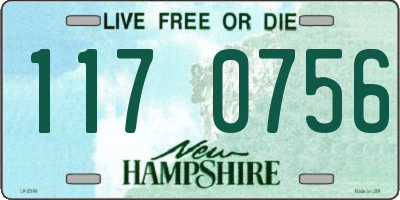 NH license plate 1170756