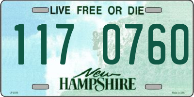 NH license plate 1170760