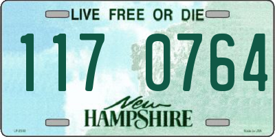 NH license plate 1170764