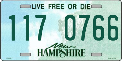 NH license plate 1170766