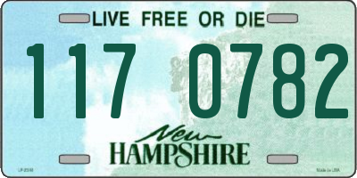 NH license plate 1170782