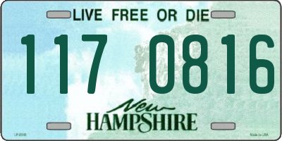 NH license plate 1170816