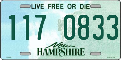 NH license plate 1170833