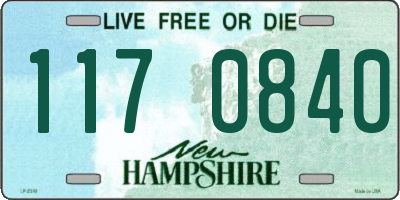 NH license plate 1170840