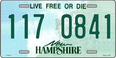 NH license plate 1170841